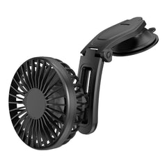 Carpoint-fläkt med sugkopp för instrumentbrädan, USB-A, Ø 10,5 cm, 5 V 