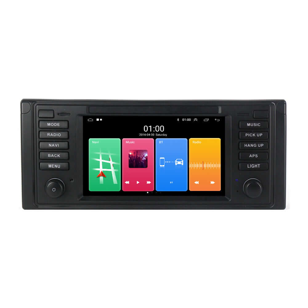 BMW E39 - 7" radio med Apple CarPlay och Android Auto – Bilmedie.se