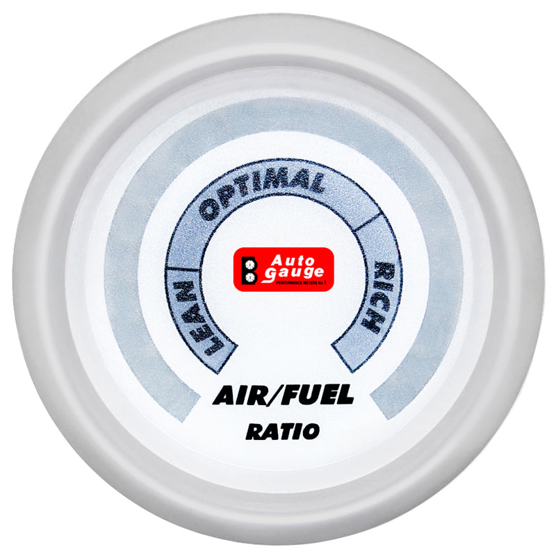 Hallmätare vit 2 tum Auto Gauge