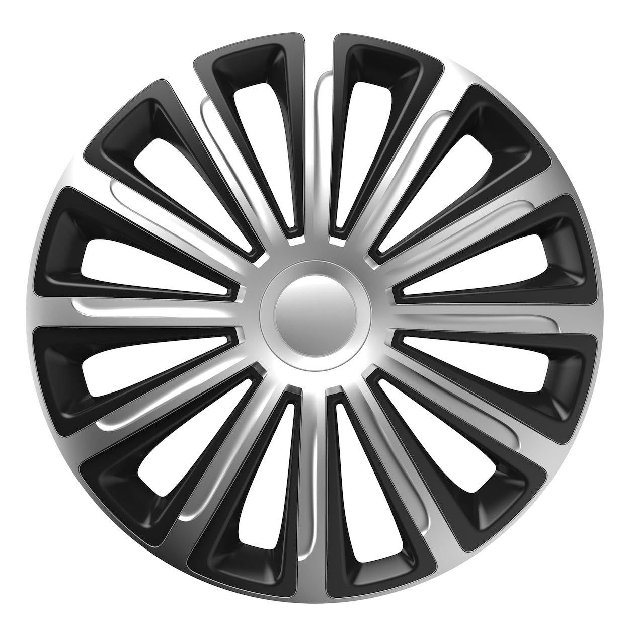 Versaco Trend hjulsida i silver och svart 14 tum