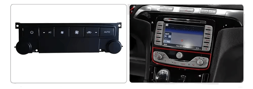 Ford S-Max 2007-2015 klimapanel (A/C-kontrollpanel för ny radio) 