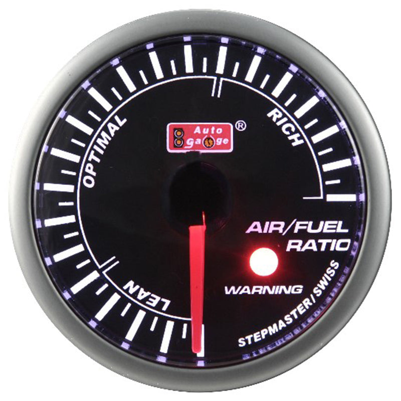 Luft/bränslemätare svart 2 tum Auto Gauge