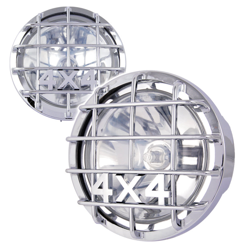 Extraljus sats 4x4 H3 12V 55W nickel 2 st