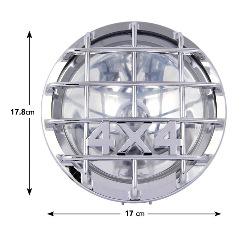 Extraljus sats 4x4 H3 12V 55W nickel 2 st