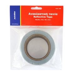 Reflekterande självhäftande tejp 10 m silver