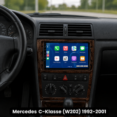 Mercedes C-Klasse (W202) 1992-2001 - 9" radio med Apple CarPlay och Android Auto 