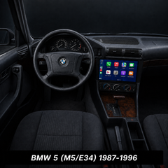 BMW 5-Serie (E34) 1987-1996 - 10,1" radio med Apple CarPlay och Android Auto 