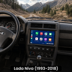 Lada Niva 1993-2018 - 9" radio med Apple CarPlay och Android Auto 
