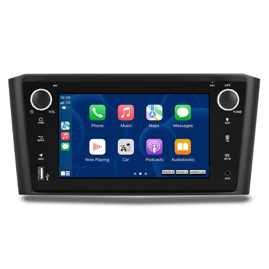 Toyota Avensis 02-08 – 7" radio med Apple CarPlay och Android Auto 