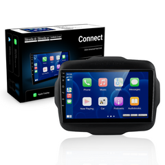 Jeep Renegade 2016-2020 – 9” bilradio med trådlös Apple CarPlay & Android Auto 