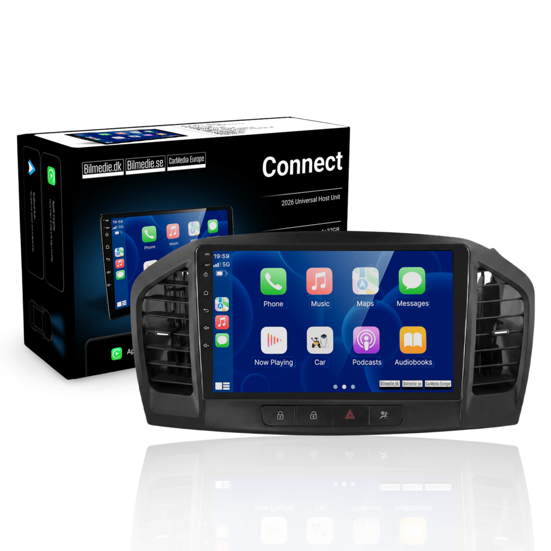 Opel Insignia 08-13 - 9" radio med Apple CarPlay och Android Auto 