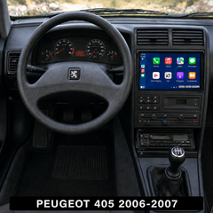 Peugeot 405 1993-2005 - 9" radio med Apple CarPlay och Android Auto 