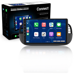 Fiat 500 07-15 - 9" radio med Apple CarPlay och Android Auto 