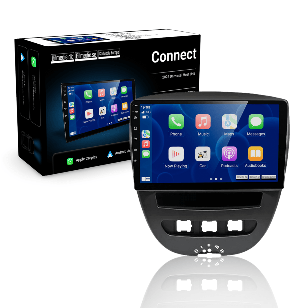 107, C1, Aygo 05-14 - 10,1" radio med Apple CarPlay och Android Auto 