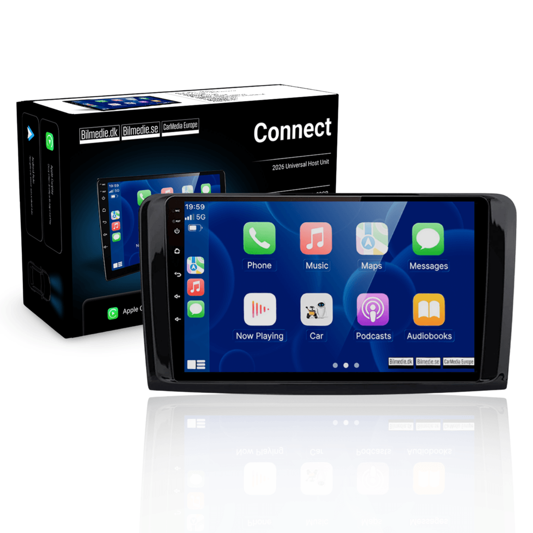 Mercedes-Benz ML 2005-2012 - 9" radio med Apple CarPlay och Android Auto