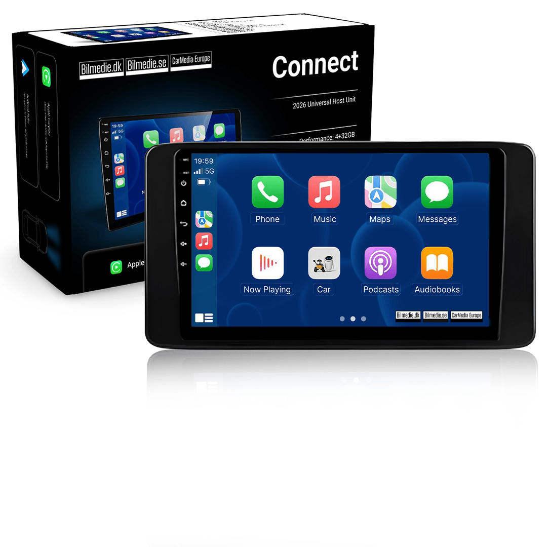 Skoda Rapid 2019-2026 – 9" radio med Apple CarPlay och Android Auto 