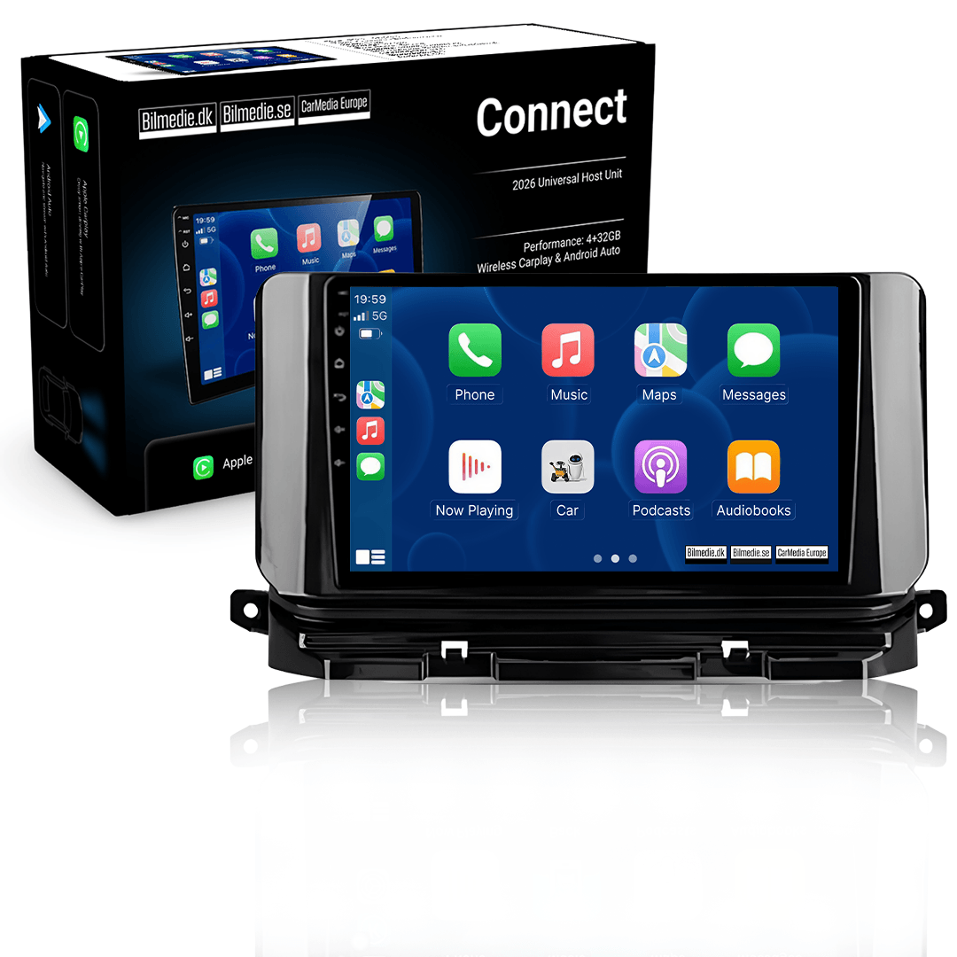 Skoda Octavia 2019-2026 – 9" radio med Apple CarPlay och Android Auto 