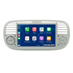Fiat 500 07-15 - 7" radio med Apple CarPlay och Android Auto 