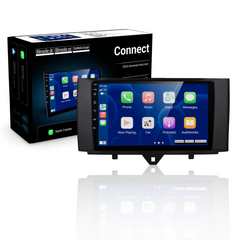 Smart Fortwo 11-15 - 9" radio med Apple CarPlay och Android Auto 