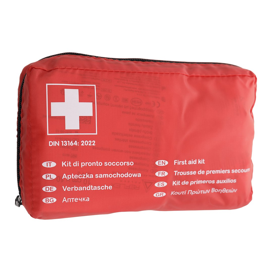 Första hjälpen-kit DIN 13164 med munstycke
