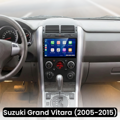 Suzuki Grand Vitara 2005-2015 – 9” bilradio med trådlös Apple CarPlay & Android Auto 