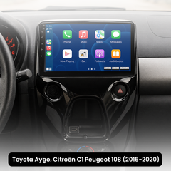 108, C1, Aygo 15-20 - 10,1" radio med Apple CarPlay och Android Auto
