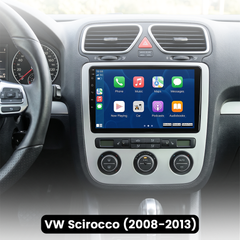 VW Scirocco 2008-2014 - 9" radio med Apple CarPlay och Android Auto 