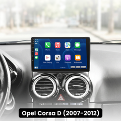 Opel Corsa 07-12 - 9" radio med Apple CarPlay och Android Auto 