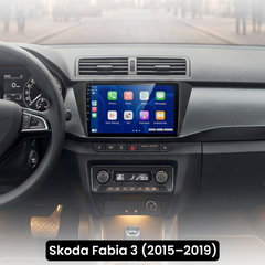 Skoda Fabia 3 2015-2019 – 9” bilradio med trådlös Apple CarPlay & Android Auto 
