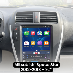 Mitsubishi Space Star 12-18 - 9,7" radio med Apple CarPlay och Android Auto 