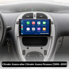 Citroën Xsara 99-10 - 9" radio med Apple CarPlay och Android Auto 
