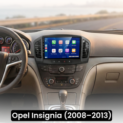 Opel Insignia 08-13 - 9" radio med Apple CarPlay och Android Auto 