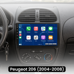 Peugeot 206 04-08 - 9" Radio med Apple CarPlay och Android Auto