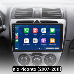 Kia Picanto 07-11 - 9" radio med Apple CarPlay och Android Auto 