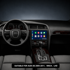 Audi A6 2005-2011 – Bilmedie Connect 9" radio med Apple CarPlay och Android Auto 