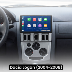 Dacia Logan 04-08 - 9" radio med Apple CarPlay och Android Auto 