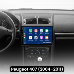 Peugeot 407 2004-2011 – 9” bilradio med trådlös Apple CarPlay & Android Auto 