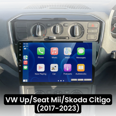 VW Up/Seat Mii/Skoda Citigo 17-23 - 9" radio med Apple CarPlay och Android Auto 