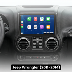 Jeep Wrangler 11-14 – 10,1" radio med trådlös Apple CarPlay och Android Auto 