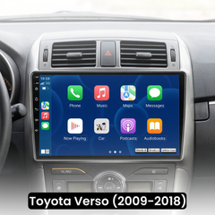 Toyota Corolla Verso 09-18 - 9" radio med Apple CarPlay och Android Auto 