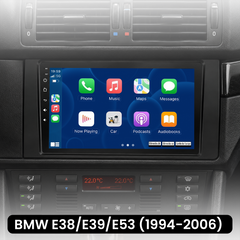BMW E38/E39/E53 - 9" radio med Apple CarPlay och Android Auto 