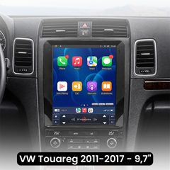 VW Touareg 2011-2017 - 9,7" radio med Apple CarPlay och Android Auto 