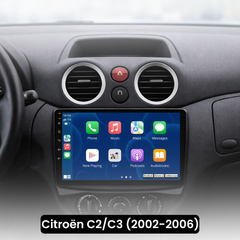 Citroën C2/C3 02-06 - 9" radio med Apple CarPlay och Android Auto 