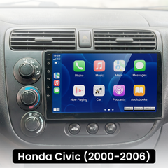 Honda Civic 00-06 - 9" radio med Apple CarPlay och Android Auto 