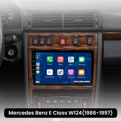 Mercedes Benz E-Klass W124 1986-1997 – 9" radio med Apple CarPlay och Android Auto 