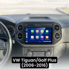 VW Tiguan/Golf Plus 06-16 - 9" radio med Apple CarPlay och Android Auto 