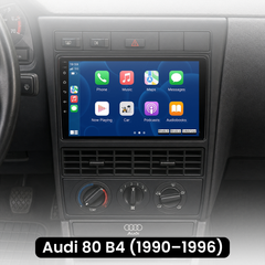 Audi 80 90-96 - 9" radio med Apple CarPlay och Android Auto 