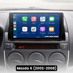 Mazda 6 02-08 - 10,1" radio med Apple CarPlay och Android Auto 