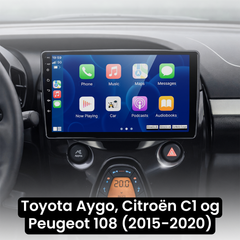 108, C1, Aygo 15-20 - 9" radio med Apple CarPlay och Android Auto 