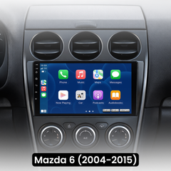 Mazda 6 04-15 - 9" Radio med Apple CarPlay och Android Auto